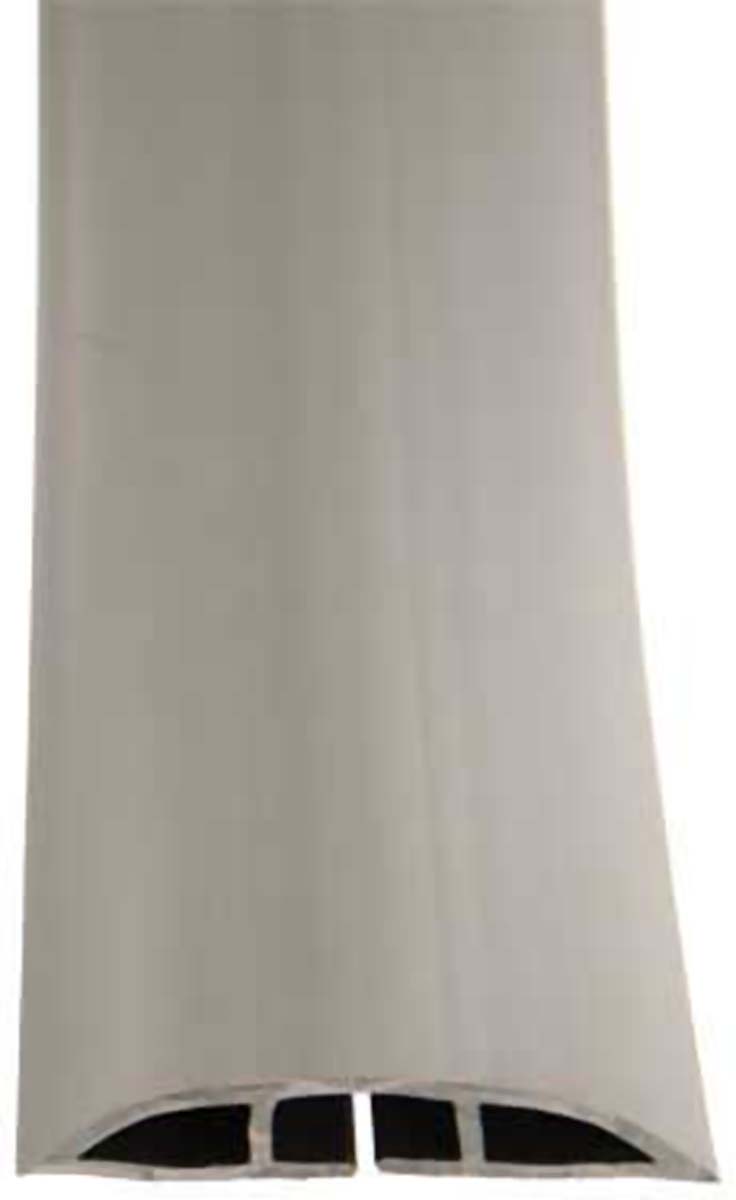 RS PRO 1.83m Grey Cable Cover in PVC, 22mm Inside dia.