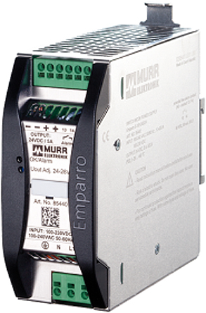 Murrelektronik Limited EMPARRO Switched Mode DIN Rail Power Supply, 230V ac, 24V dc dc Output, 5A Output, 120W
