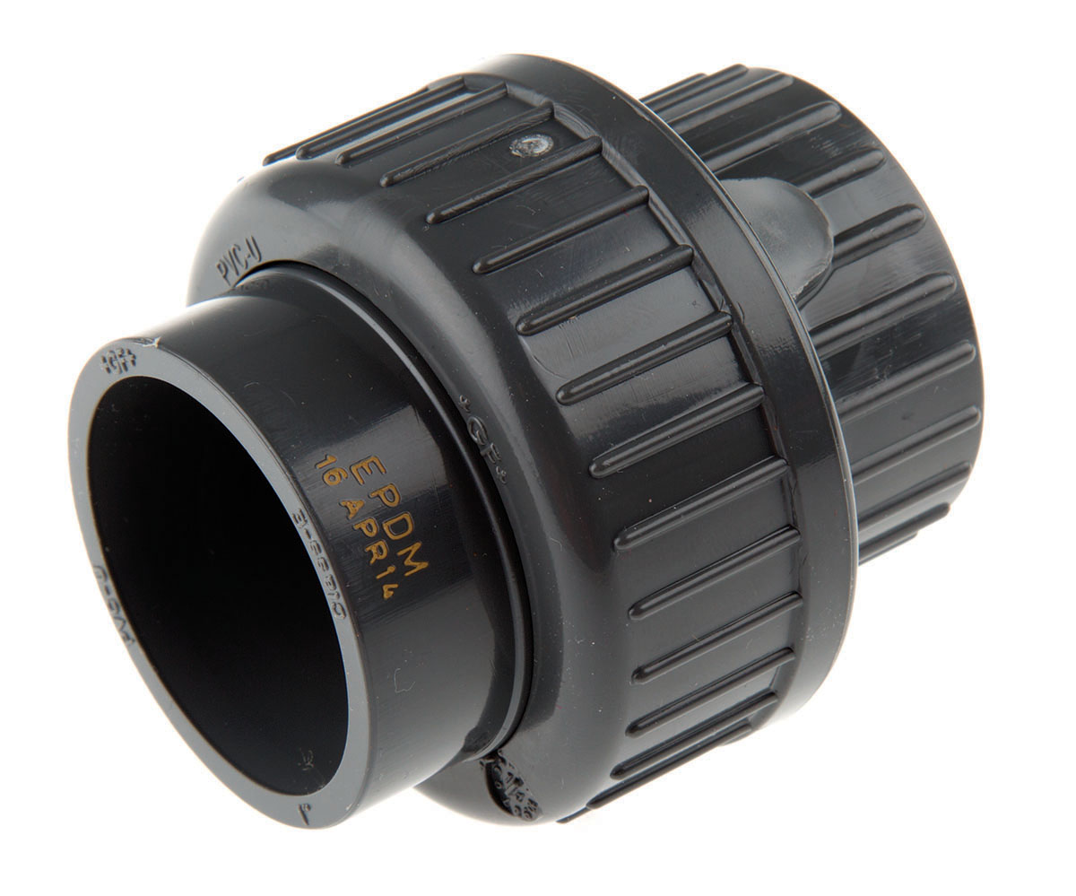 Georg Fischer Plastic Pipe Fitting, Straight Union, 1in