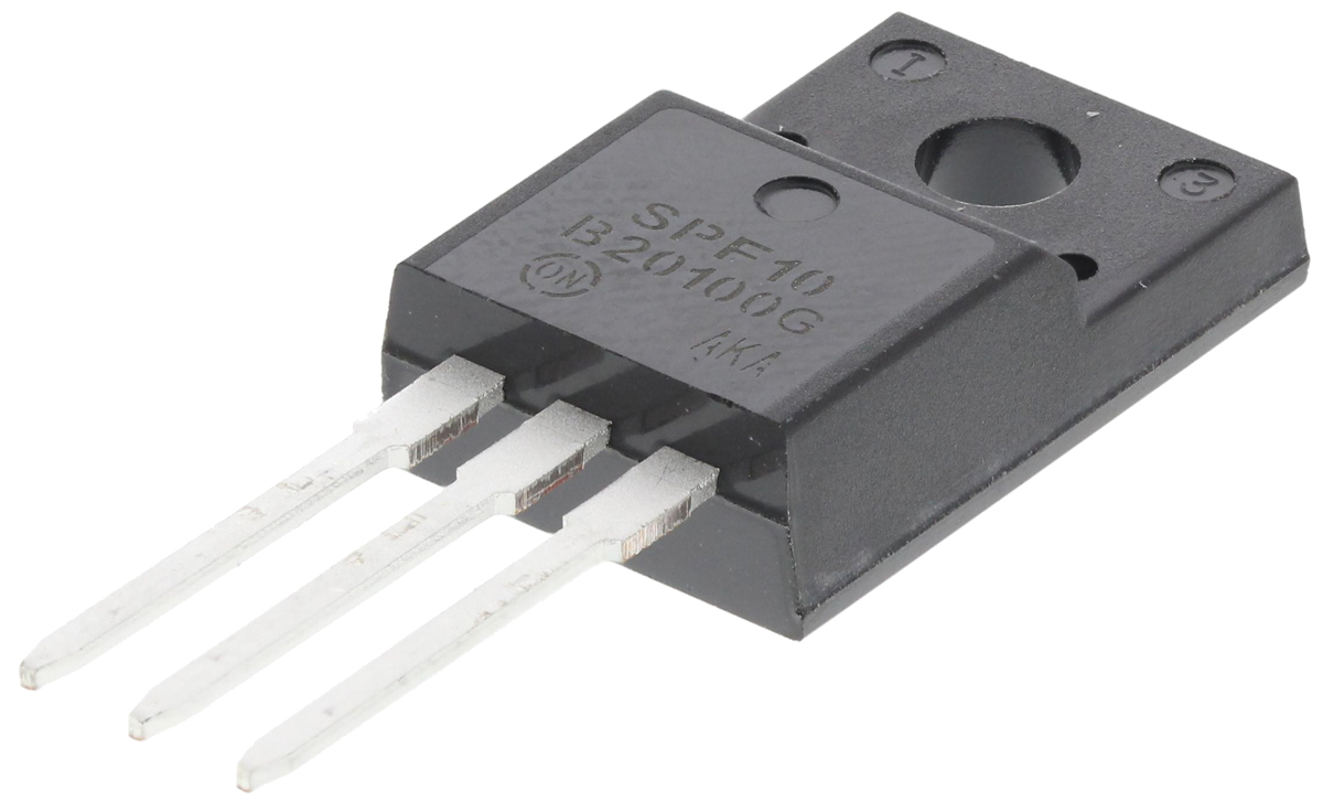 onsemi 100 V 20 A Diode Schottky 3-Pin TO-220 MBRF20100CTG