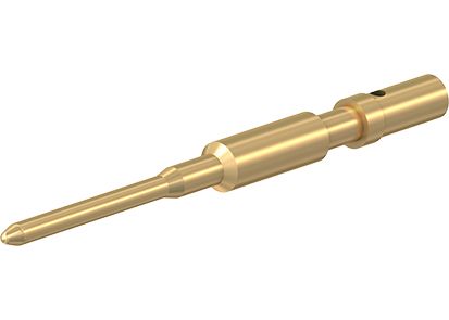 Staubli Male 2 A, 3 A, 5 A Crimp Contact Maximum Wire Size 0.25 mm², 0.5 mm², 0.75 mm² for use with CT-E1-15, CT-E1-26,