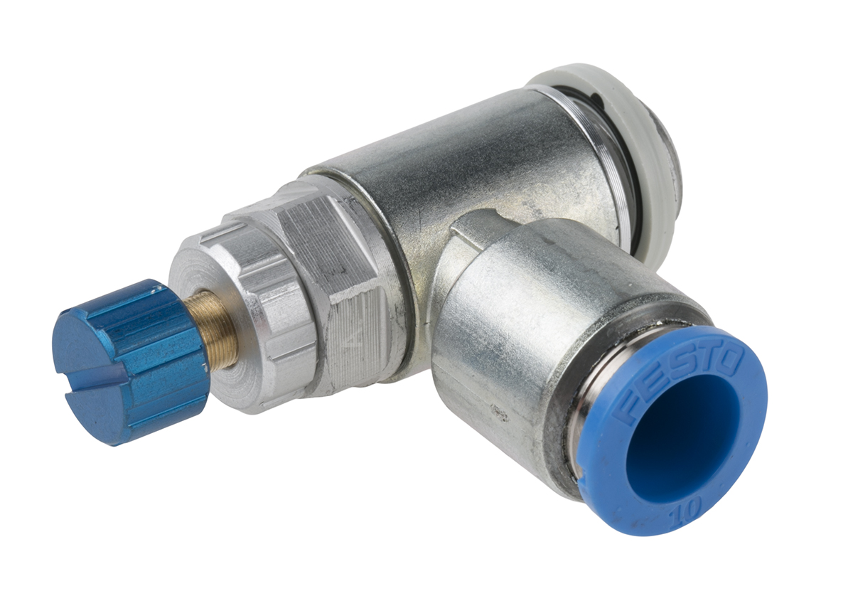 Festo GRLA Series Tube Exhaust Valve, 10mm Tube Inlet Port x G 1/4 Outlet Port, 534340