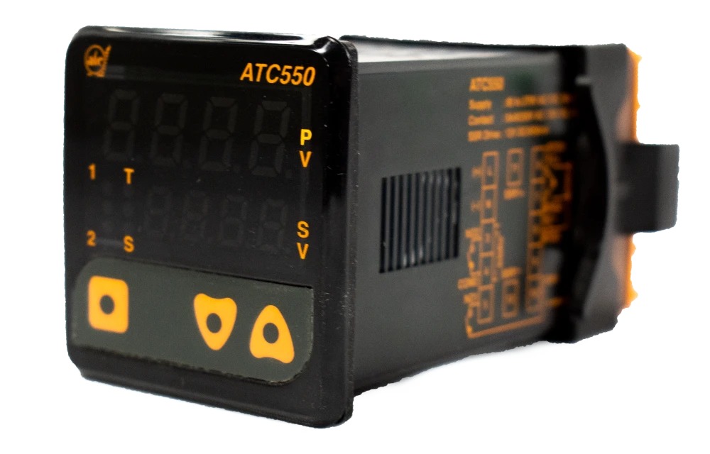 ATC 550 DIN Rail Temperature Control Module, 52 x 98mm 1 Input, 1 Output Relay, 85 → 270 V ac/dc Supply Voltage