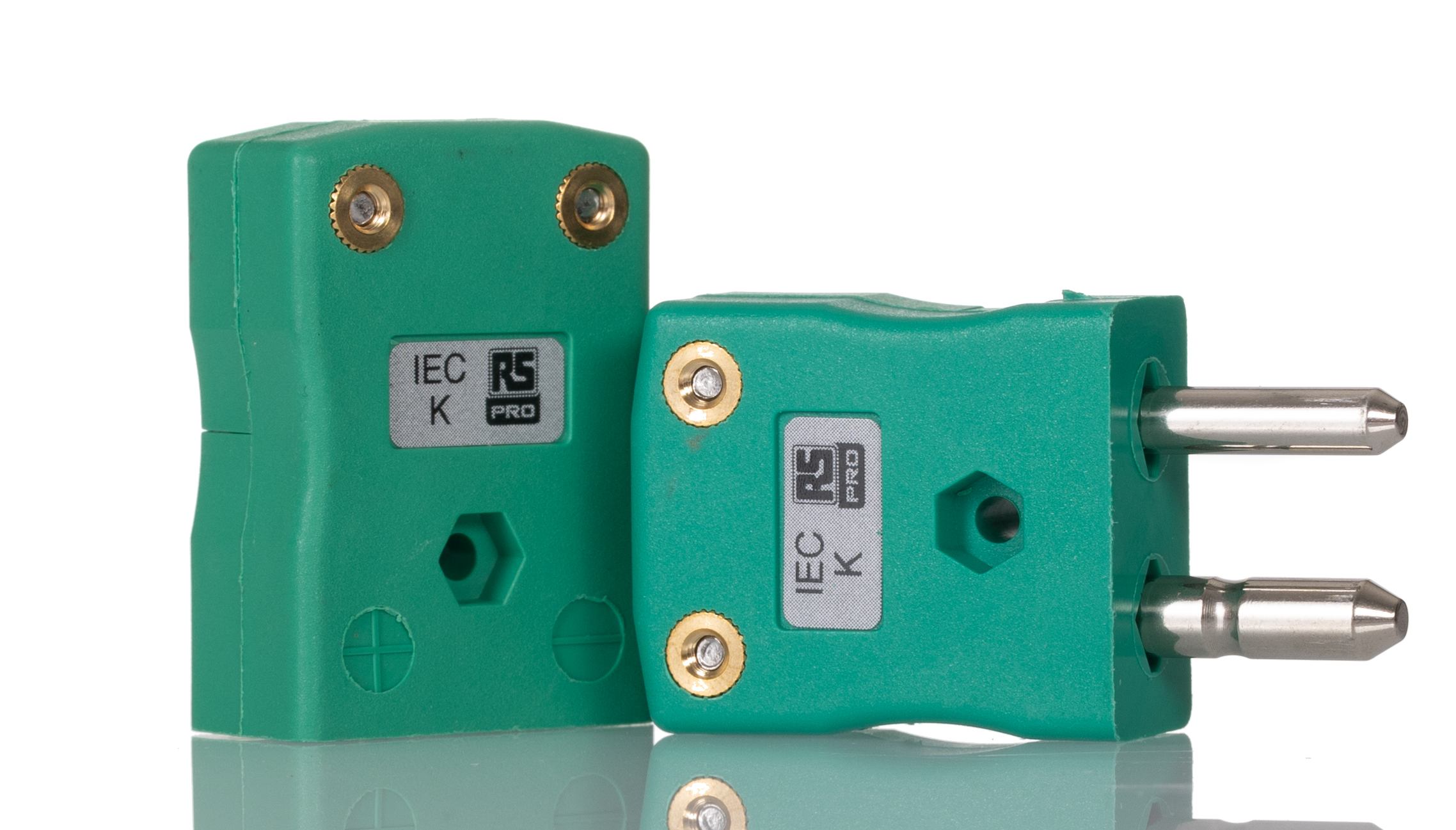 RS PRO Standard Thermocouple Connector for Use with Type K Thermocouple, 6mm Probe, IEC, RoHS Compliant Standard