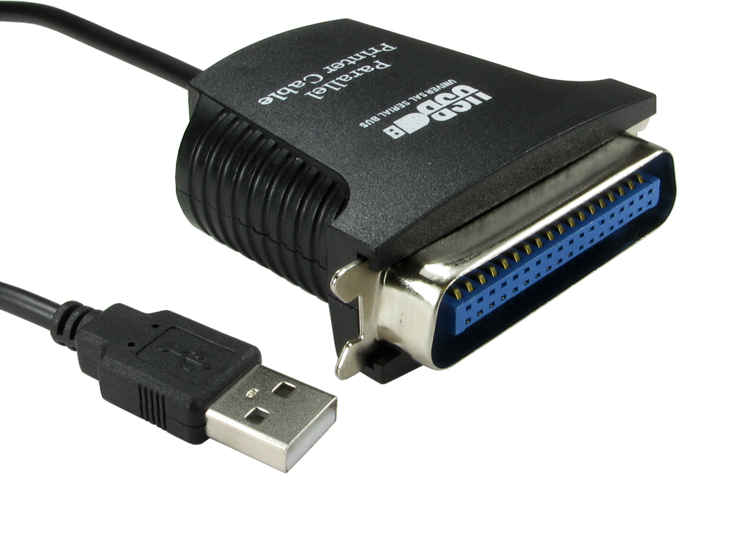 RS PRO USB 1.1, Male USB A to Male Centronics, 1m
