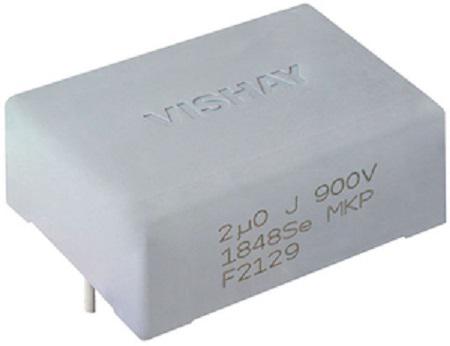 Vishay MKP1848Se DC-Link Polypropylene Film Capacitor, 500V dc, 10%, 4μF, Through Hole