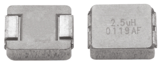 Vishay, IHLP-2525AH-01, 2525 Shielded Wire-wound SMD Inductor with a Metal Composite Core, 2.2 μH ±20% Shielded 3.75A