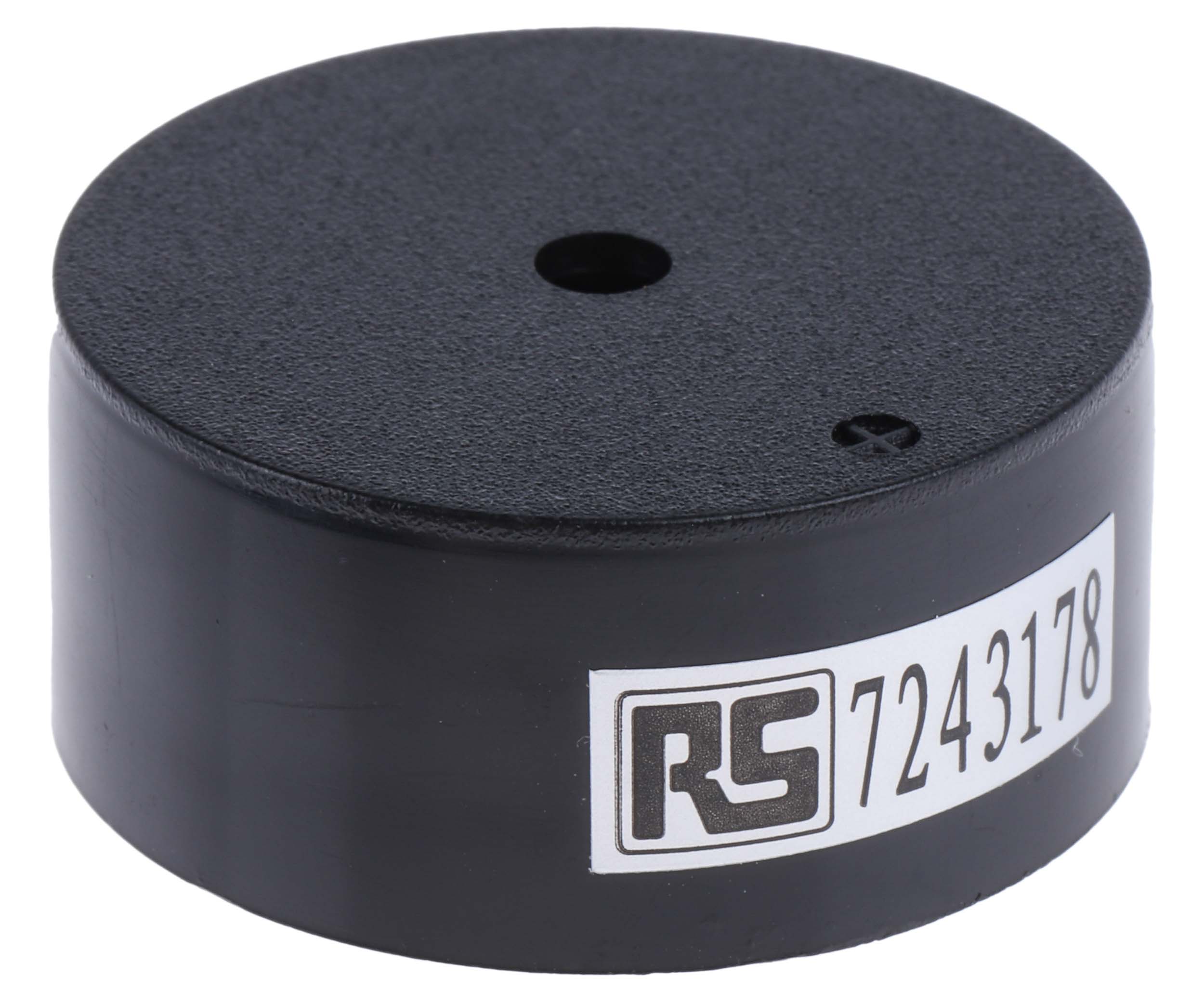 RS PRO 100dB Through Hole Continuous Internal Piezo Buzzer, 31.25 (Dia.) x 14mm, 5V dc Min, 15V dc Max