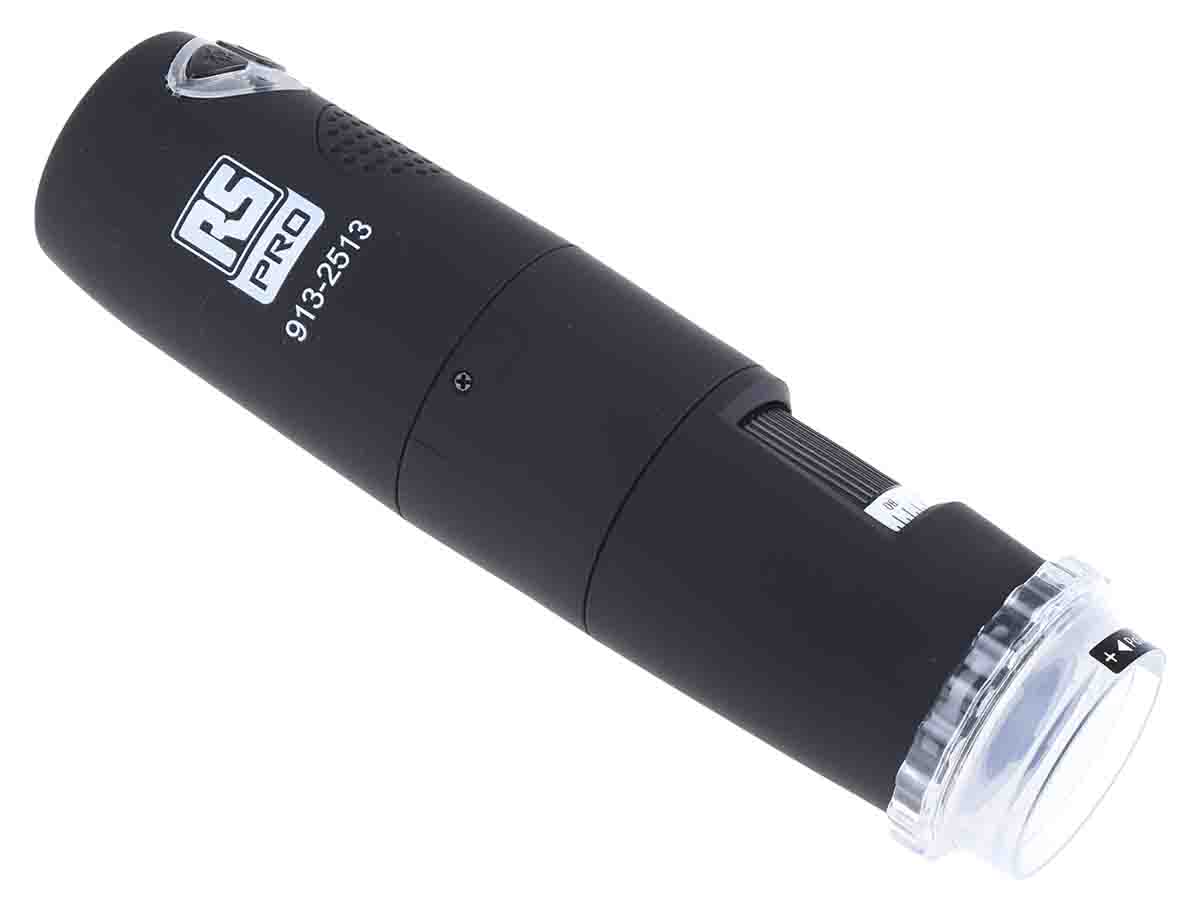RS PRO USB Wifi Microscope, 1280 x 1024 pixels, 5 → 200X Magnification