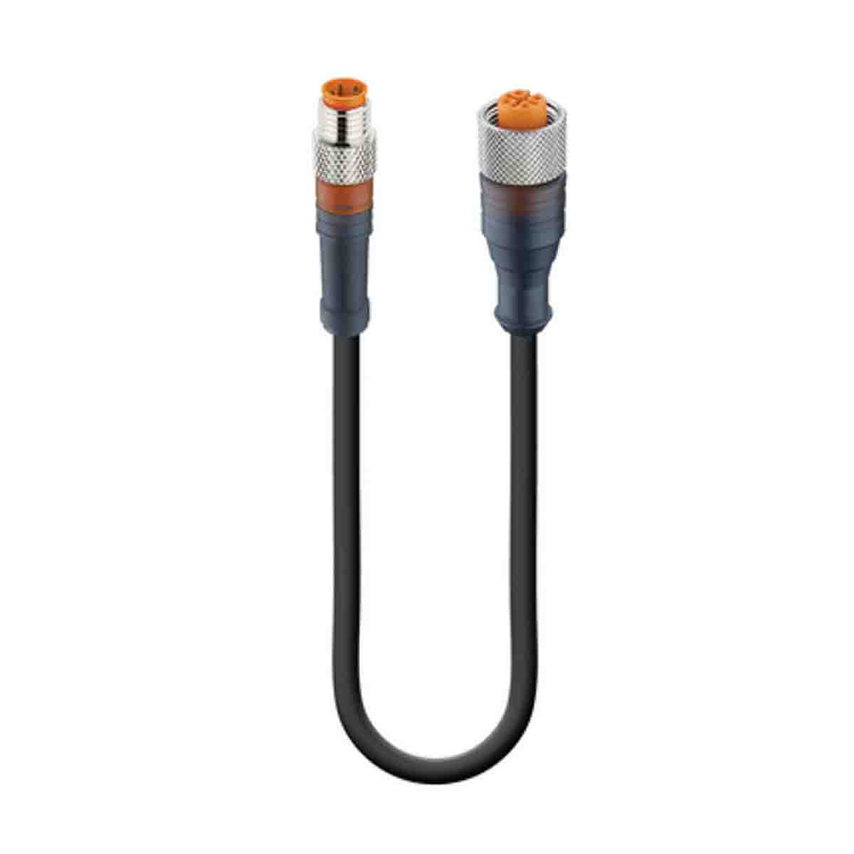 Lumberg Automation Male 4 way M8 to Female 4 way M12 Sensor Actuator Cable