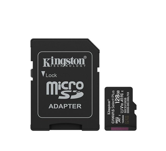 128 GB MicroSDXC Micro SD Card, Class 10, UHS-I
