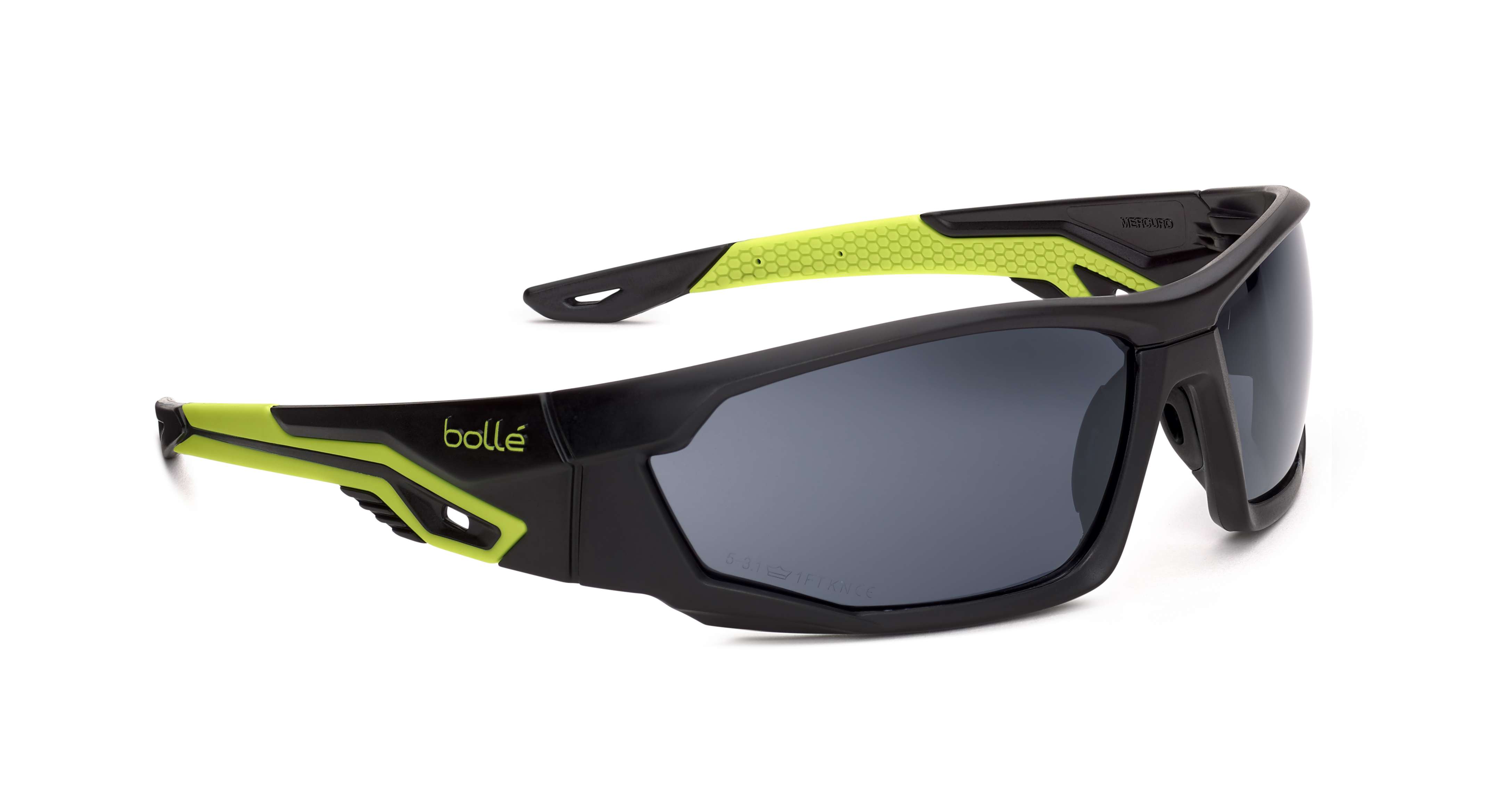 Bolle Safety MERCURO Anti-Mist Safety Glasses, Smoke PC Lens
