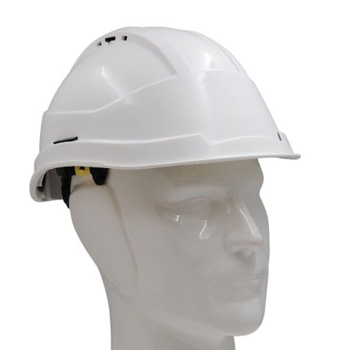 AUBOUEIX KARA White Helmet & Hard Hat, AdjustableVentilated