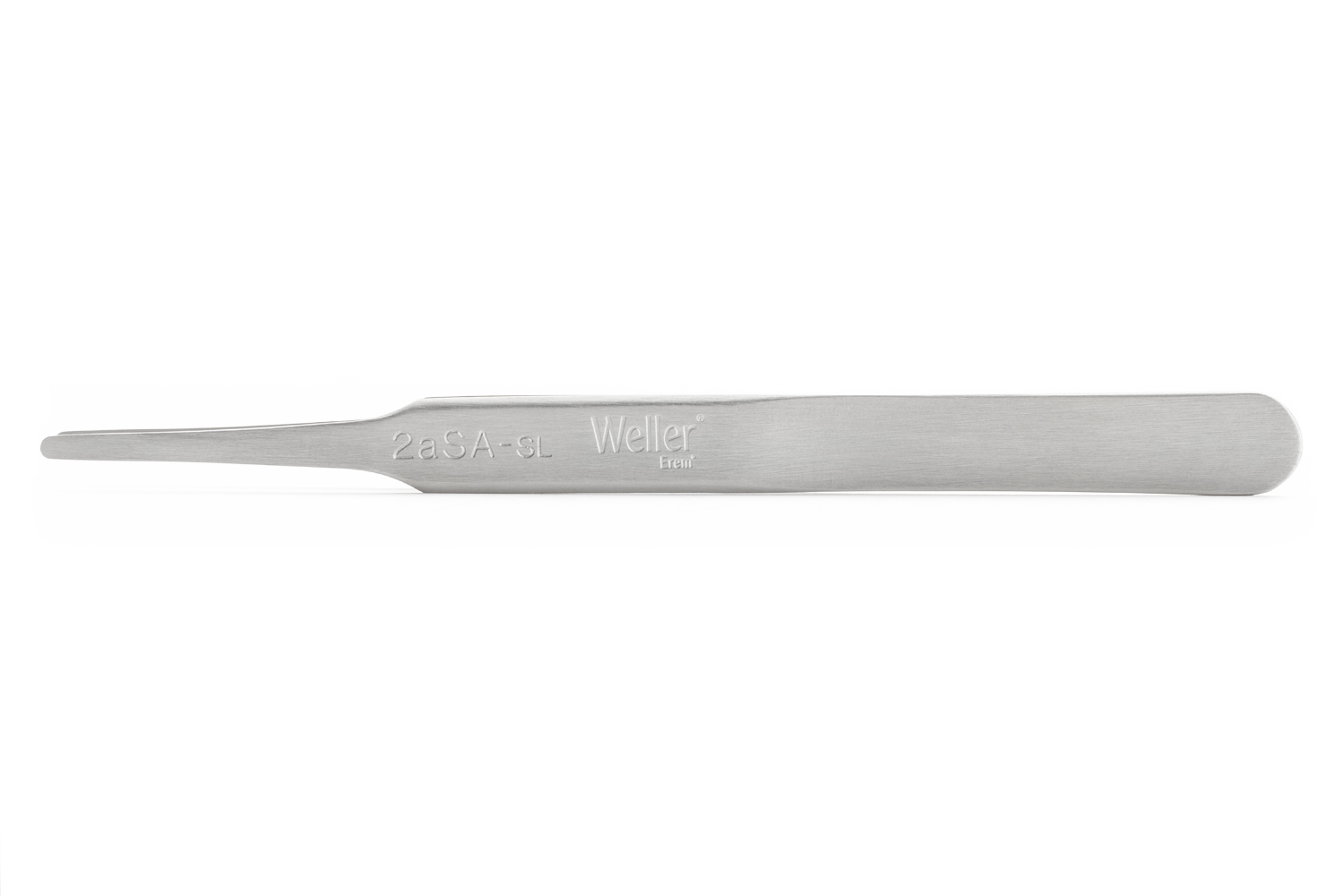 Weller Erem 120 mm, Stainless Steel, Flat; Rounded, Tweezers