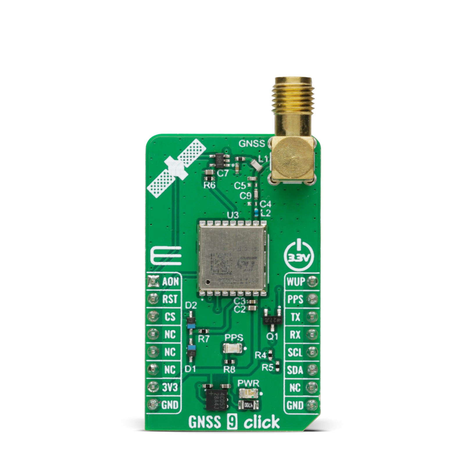 MikroElektronika GNSS 9 Click Evaluation Board Evaluation Board for Accurate And Reliable Positioning 1176.45 →