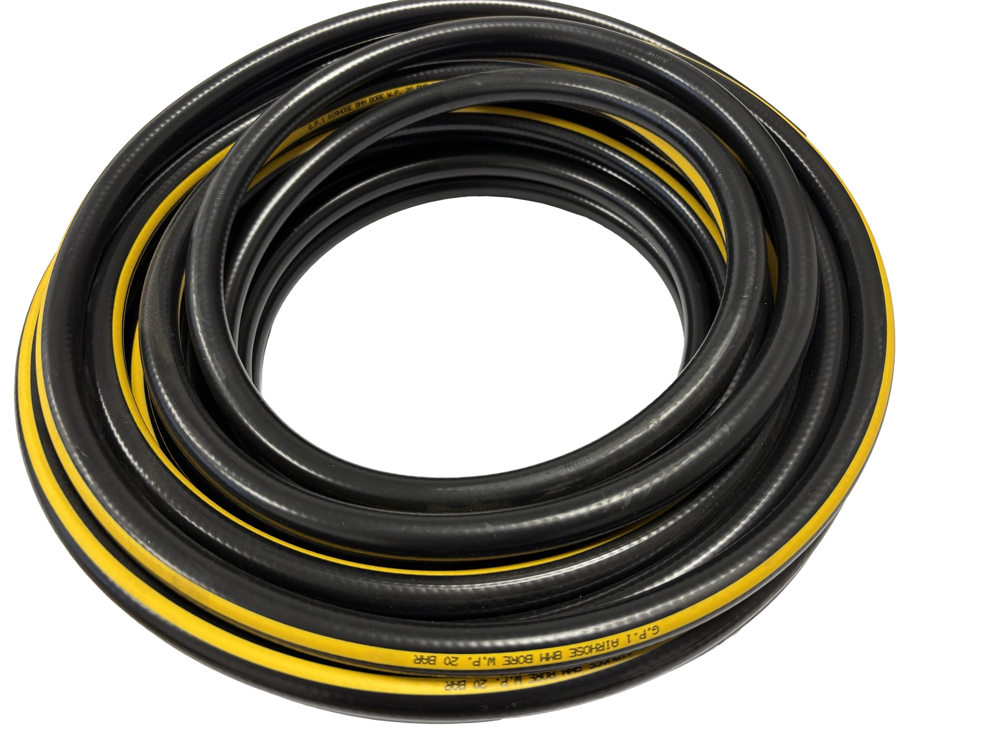 RS PRO Air Hose Black, Yellow TPE 14mm x 100m
