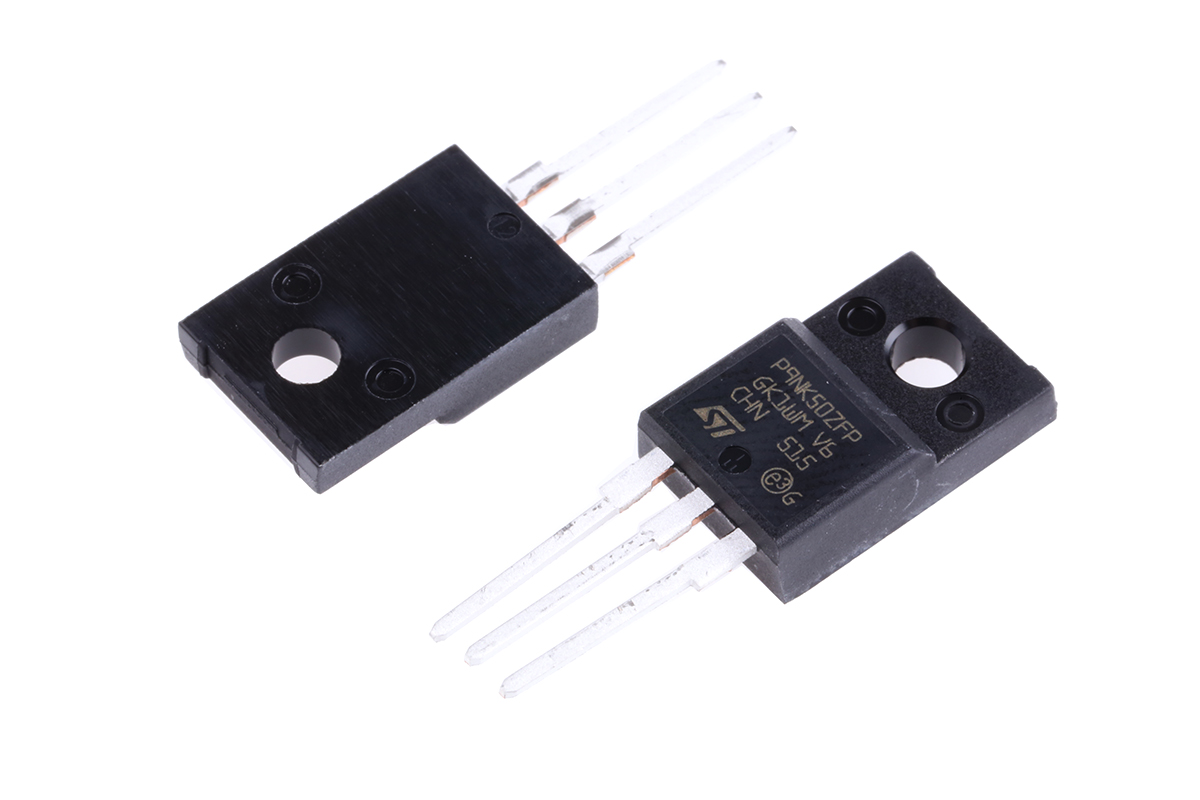 STMicroelectronics Type N-Channel MOSFET, 7.2 A, 500 V Enhancement, 3-Pin TO-220 STP9NK50ZFP