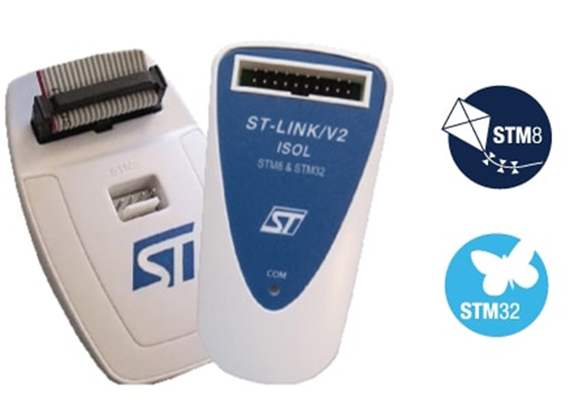 STMicroelectronics ST-LINK/V2, Debugger, Programmer for STM8 & STM32 MCUs
