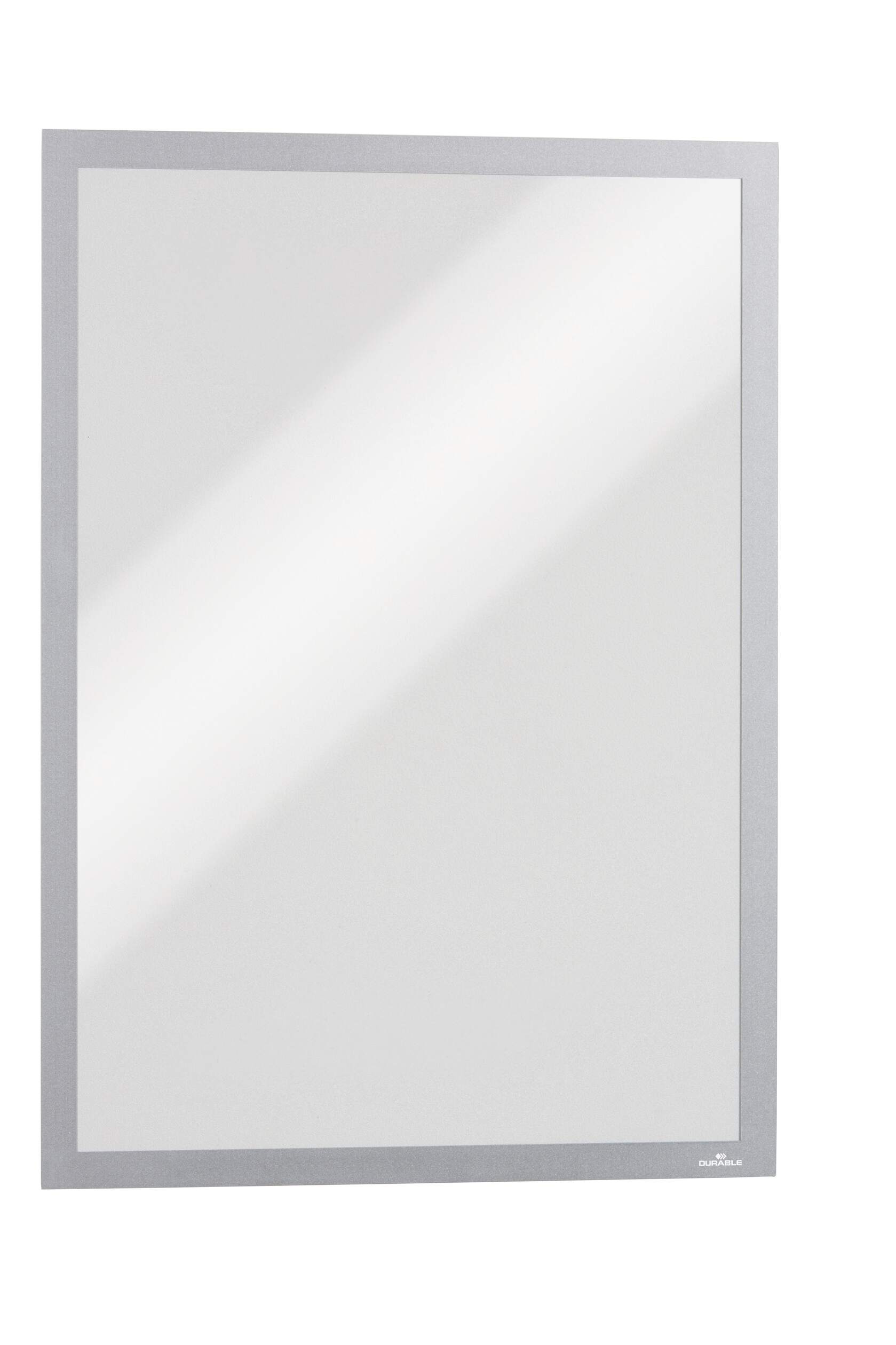 Durable MagneticDURAFRAME® MAGNETIC Silver A3 Metal Information Frame, 446mm Height, 325mm Width