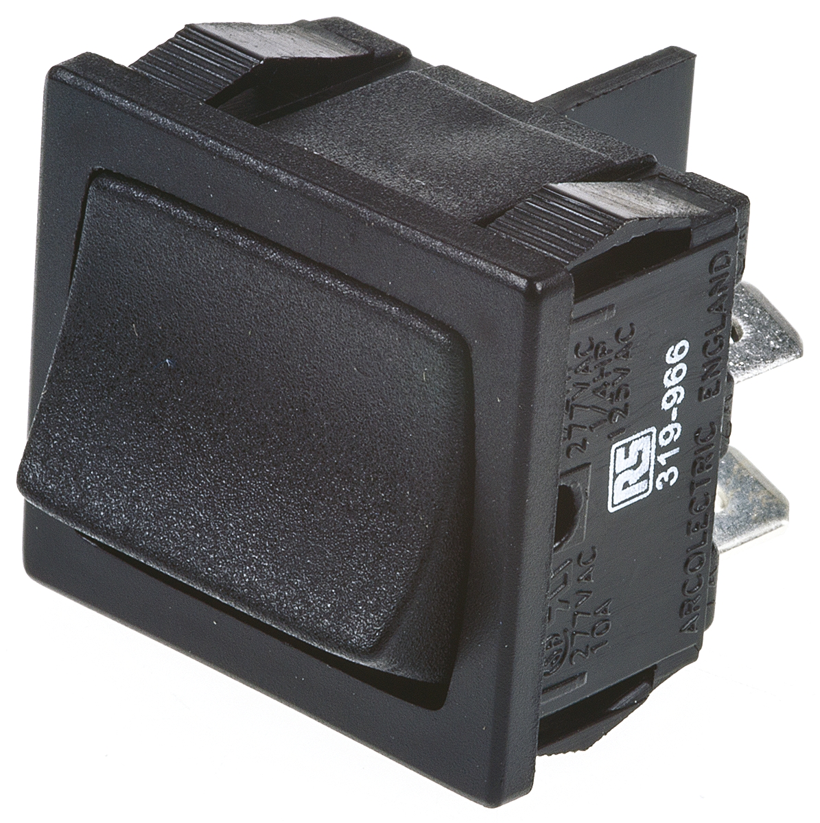 Arcolectric (Bulgin) Ltd DPST, On-Off Rocker Switch Panel Mount