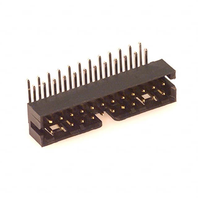 Molex Milli-Grid Series Right Angle Through Hole PCB Header, 24 Contact(s), 2 mm Pitch, 2 Row, Shrouded