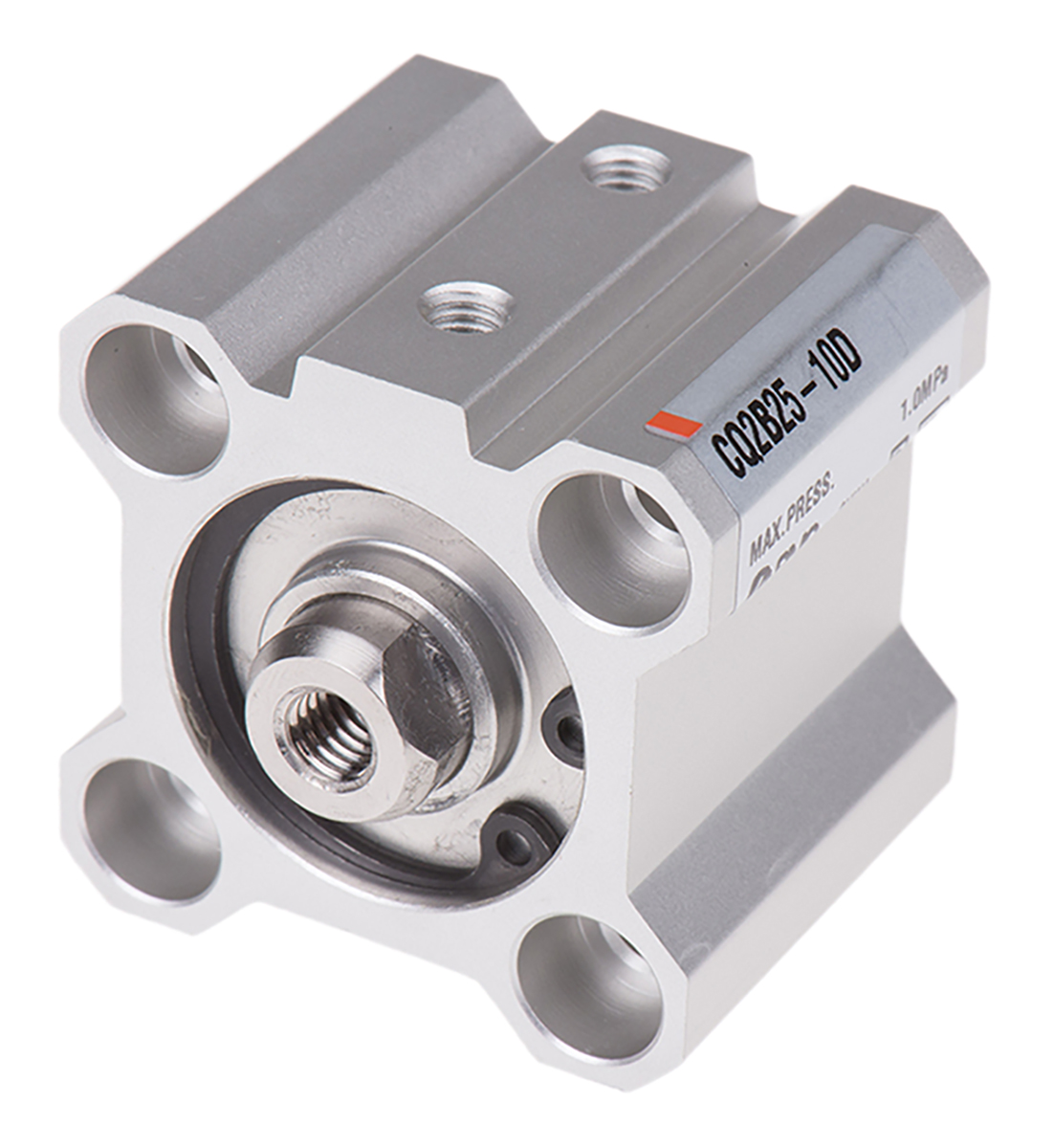 SMC Pneumatic Compact Cylinder - 25 mm Bore, 10 mm CQ2 Series, Double Acting Acting