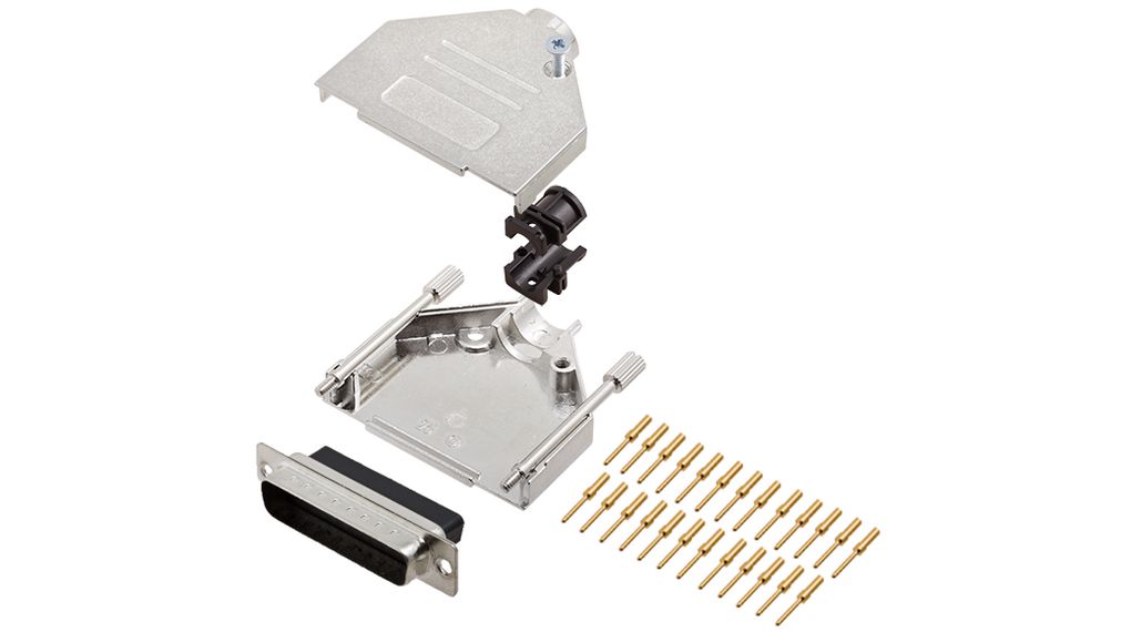 Encitech Connectors, 6355 Series D Sub Hoods For Use With For Cable