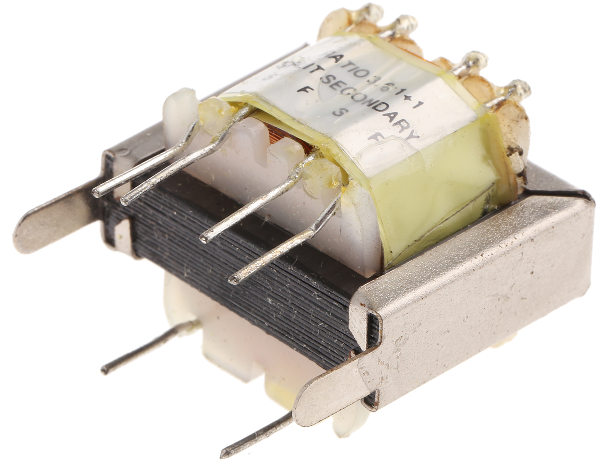 PCB Mount Audio Transformer 250 Ω, 500 Ω 5mW