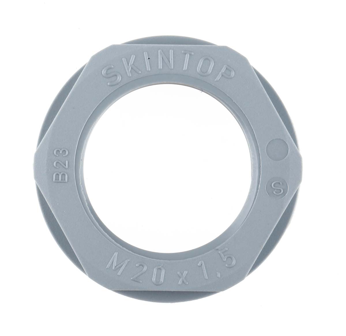 Lapp Grey Flame Retardant Polyamide Cable Gland Locknut, M20 Thread, IP68