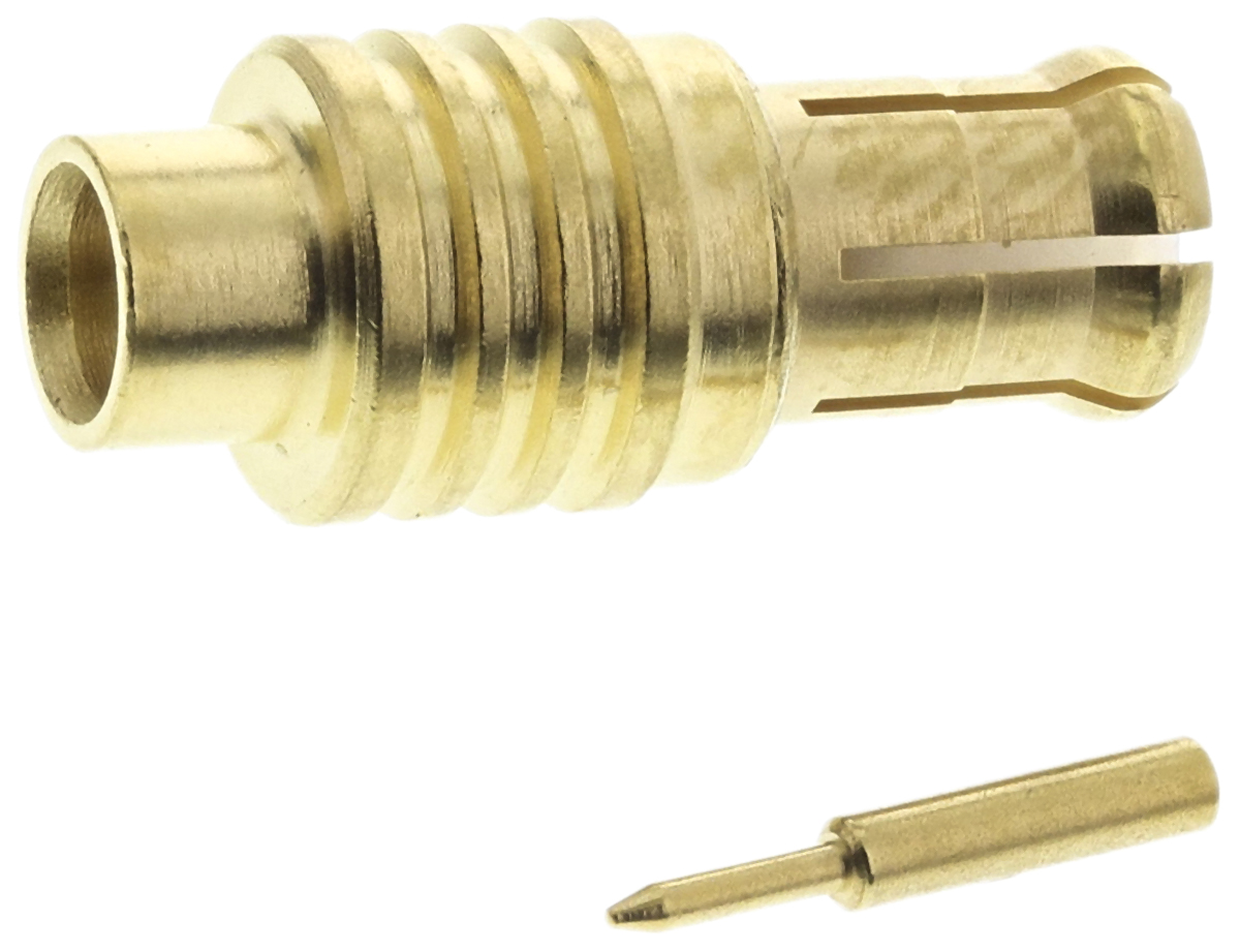 Radiall, Plug Cable Mount MCX Connector, 50Ω, Solder Termination, Straight Body