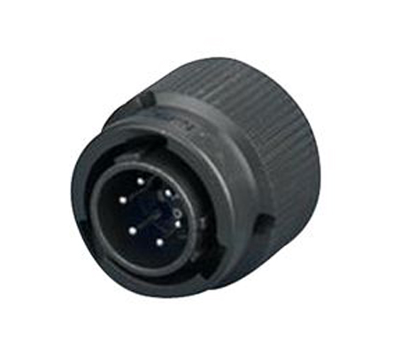 Amphenol Limited, 62GB 7 Way Cable Mount MIL Spec Circular Connector Plug, Pin Contacts,Shell Size 10, Bayonet