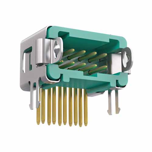 HARWIN G125 Series Horizontal PCB Mount PCB Socket, 10-Contact, 2-Row, 1.25mm Pitch, Solder Termination