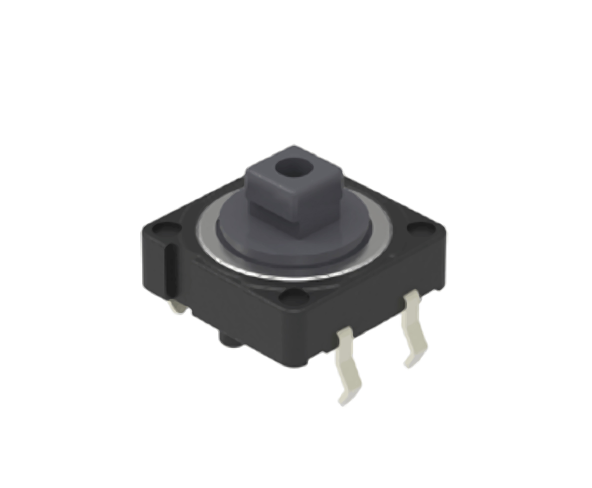 Alps Alpine Grey Cap Tactile Switch, SPST 50 mA 3mm Snap-In