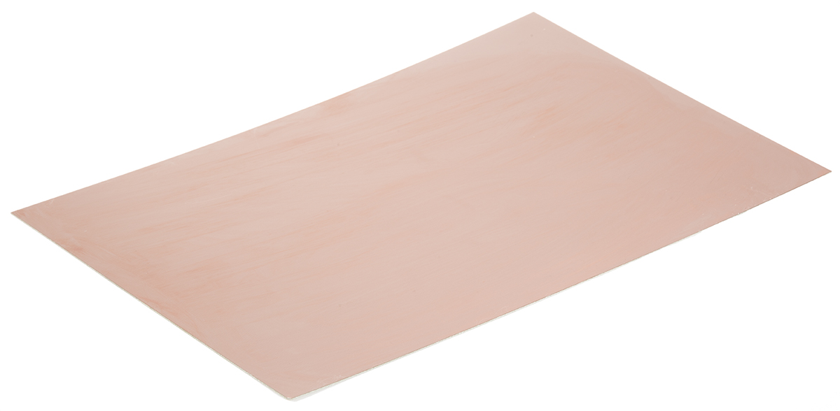 ADB20, Single-Sided Copper Clad Board FR4 With 35μm Copper Thick, 200 x 300 x 0.8mm