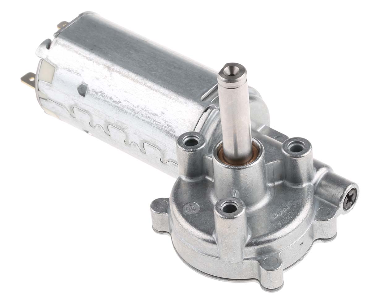 NIDEC ADVANCED MOTOR Brushed Geared DC Geared Motor, 7.39 W, 24 V dc, 1 Nm, 80 rpm, 10mm Shaft Diameter