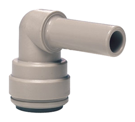 John Guest Plastic Pipe Fitting, Elbow Stem Elbow