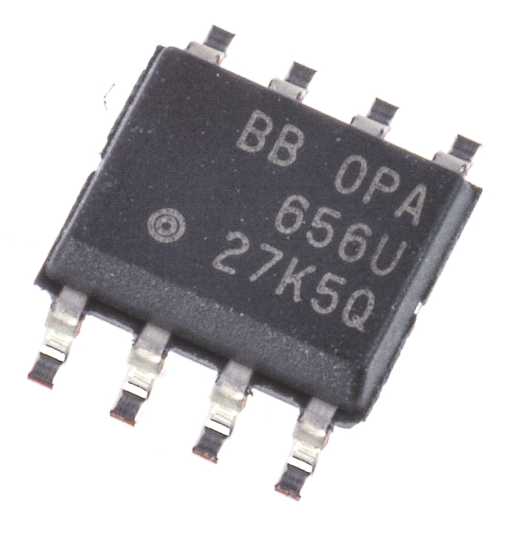 OPA656U Texas Instruments, Operational Amplifier, 230 MHz, 8-Pin 12 V SOIC