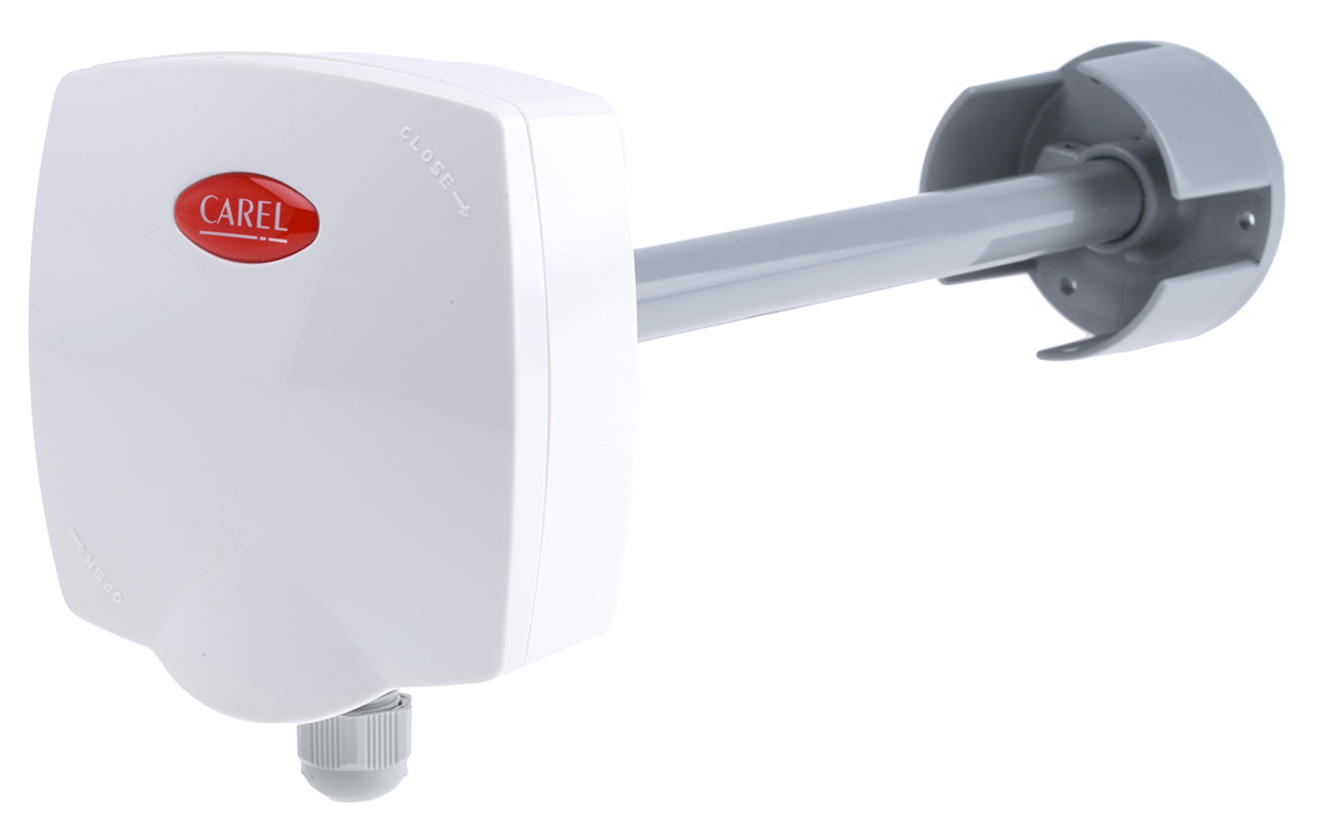 Carel DPDC210000 Hygrometer, ±3 %RH Accuracy, +70°C Max, 90%RH Max