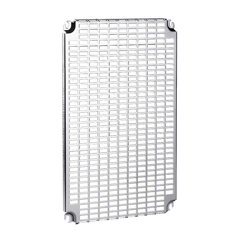 Schneider Electric PanelSeT Series Perforated Mounting Plate, 620mm H, 626mm W for Use with PLA Enclosure
