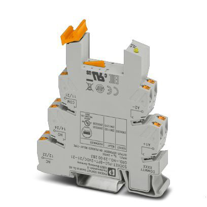 Phoenix Contact PLC-BPT- 24DC/21-21 2 Pin 24V dc DIN Rail Relay Base