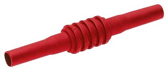 Staubli Red, Female Banana Coupler With Brass contacts and Nickel Plated