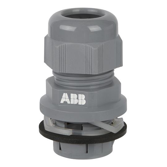 ABB NPG Series Black Nylon Cable Gland, M20 Thread, 7mm min., 13mm max.