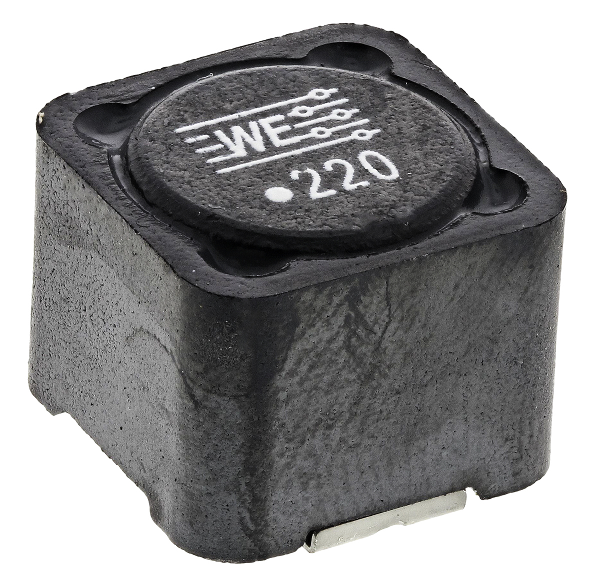 Wurth Elektronik, WE-PD, 1210 Yes Wirewound Surface Mount Inductor with a Ferrite Core, 22 μH Wirewound ±20 % 5.3 A Idc