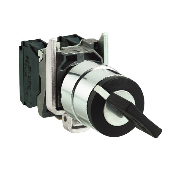 Schneider Electric Key Switch Selector Switch - (SPST) 22.5mm Cutout Diameter 2 Positions