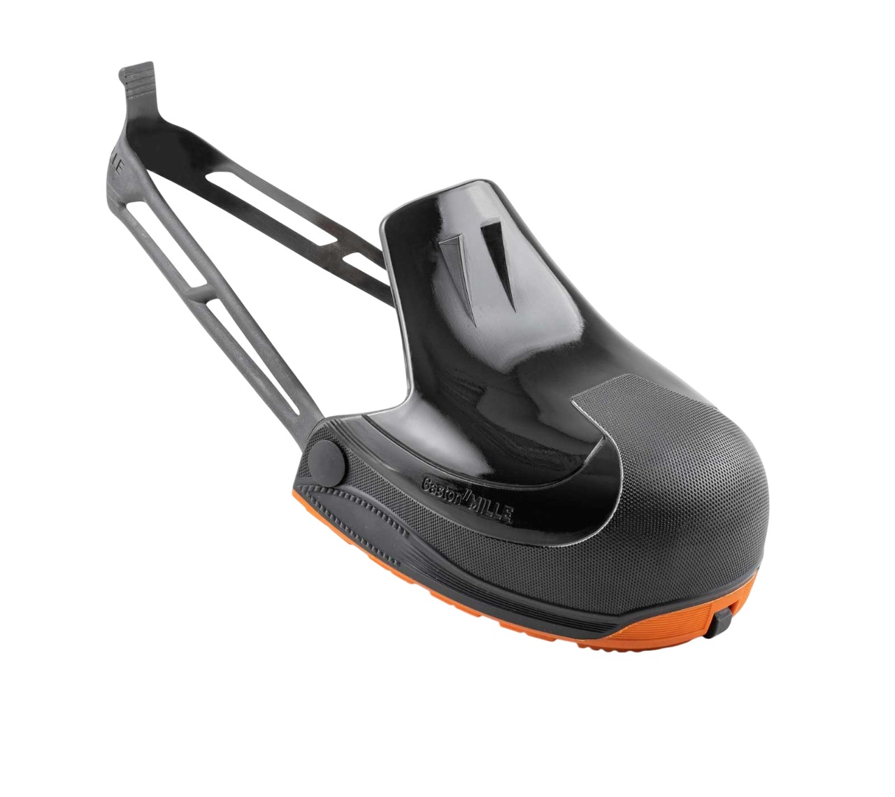 Gaston Mille Orange Anti-Slip Visitor Safety Overshoes, M, 1Pair pack, For Use In Food, Hygiene, Industrial,