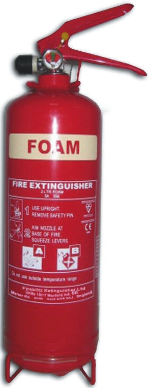 Fireblitz 2L AFFF Foam Fire Extinguisher for Electrical, Vehicle (A, B)