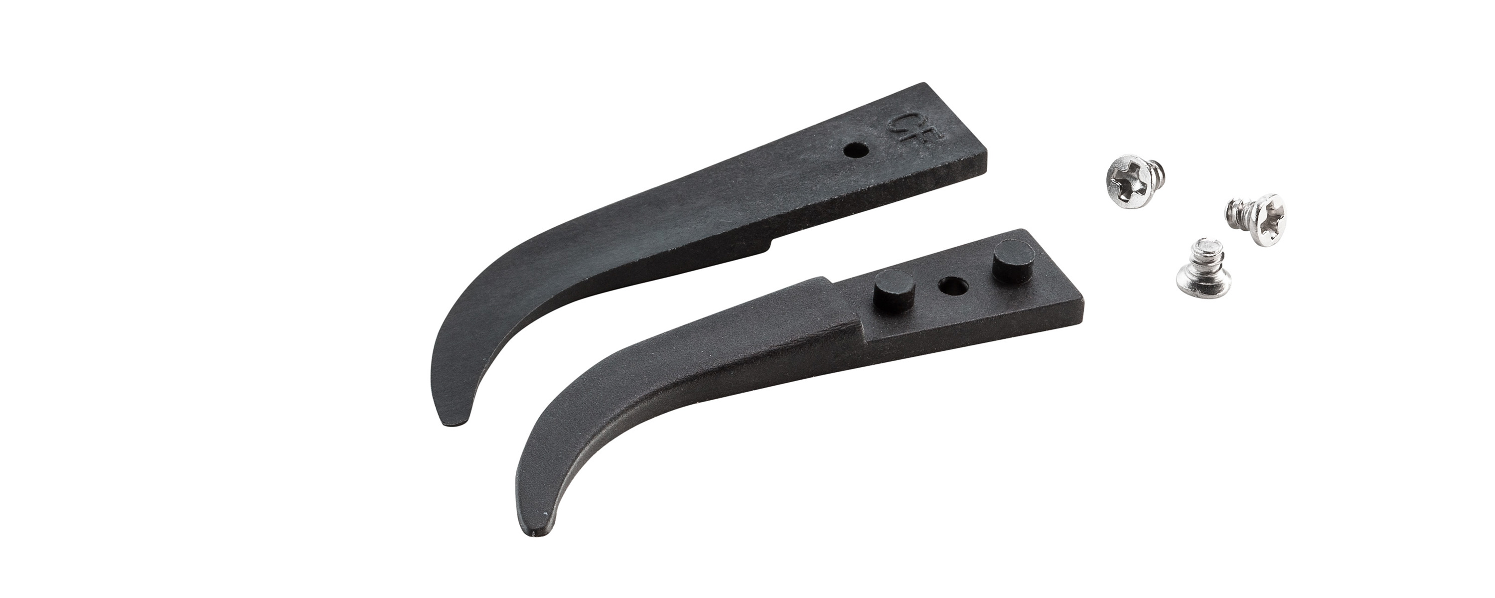 ideal-tek Nylon 66/Carbon Fibre 30, Flat; Rounded, ESD Tweezer Tips