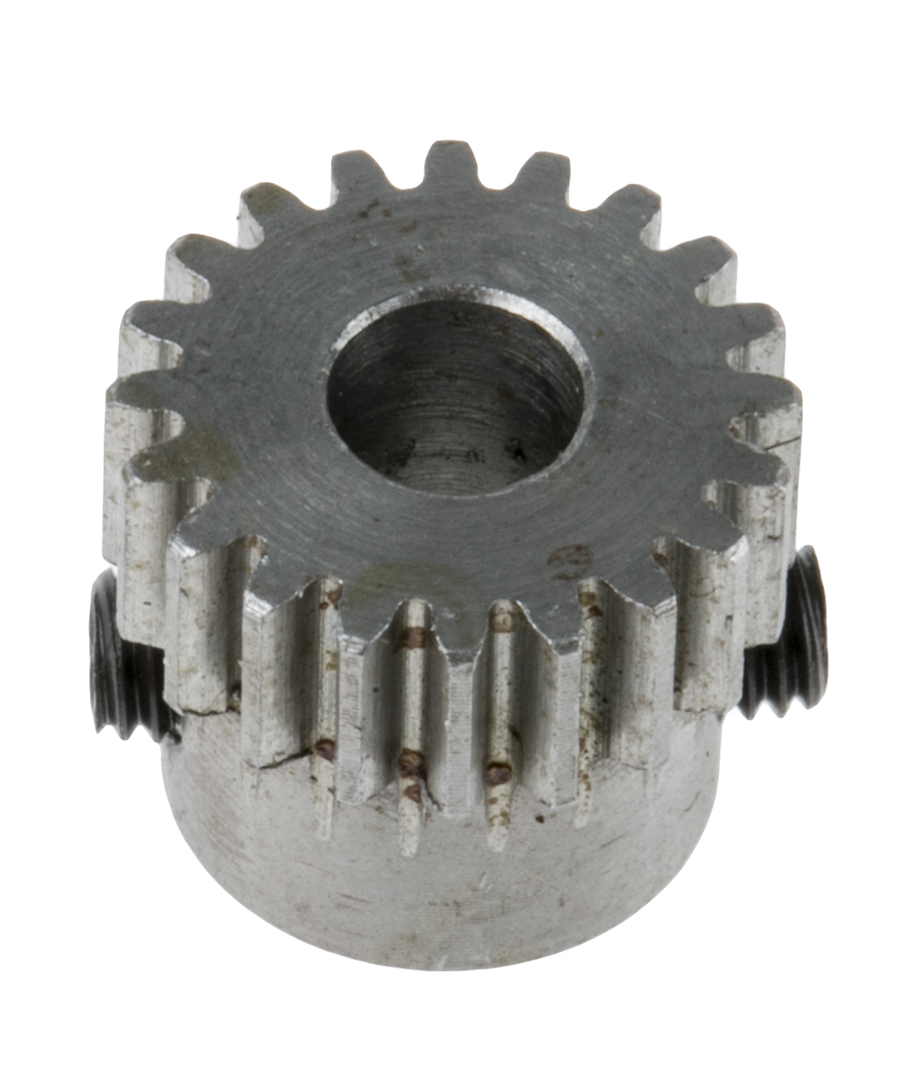 RS PRO Steel 20 Teeth Spur Gear, 0.5 Module, 4mm Bore Diam, 10mm Pitch Diam, 9mm Hub Diam