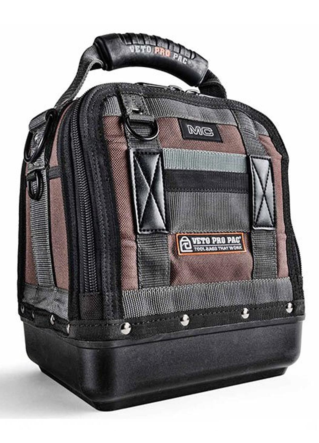 Veto Pro Pac 1200 Denier Fabric Tool Bag with Shoulder Strap 10in x 8in x 12.5in