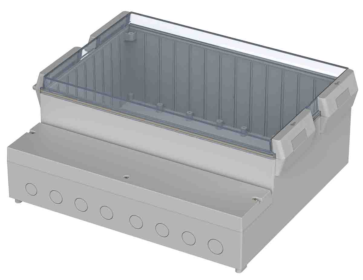 Bopla RegloCard-Plus Series ABS, Polycarbonate Wall Box, IP54, Viewing Window, 257 mm x 217 mm x 132.5mm